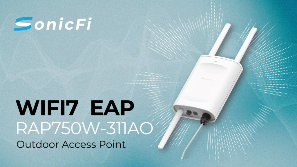 SonicFi Expands Network Horizons by adding a Wi-Fi 7 Outdoor EAP